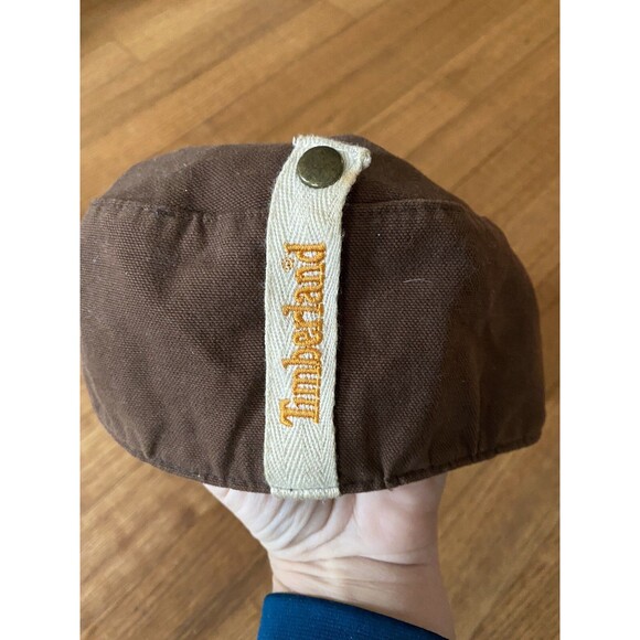 Vintage Timberland Fitted Hat USA made VTG Brown Grunge Utility Gorpcore Street - Picture 2 of 5